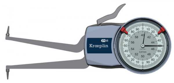Kroeplin Innen-Schnelltaster H240 40 - 60 mm Messbereich analog