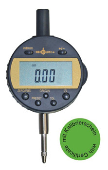 Digital dial indicator 12,7 x 0,01 mm with certificate absolute system