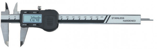 Digital pocket caliper 0 - 200 mm 3V DIN 862