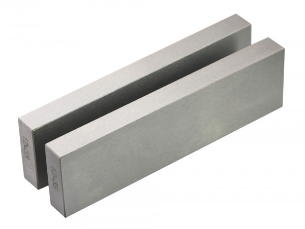 Steel parallels pair 14 x 42 mm length 125 mm