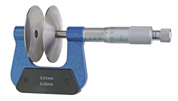 Disc micrometer 0-25 mm with non-rotating spindle Ø 60 mm