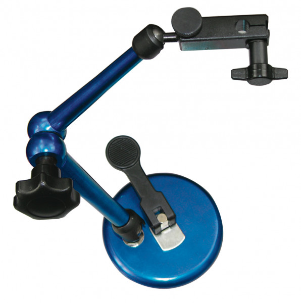 Dial support with vacuum socket Ø 90 mm and central clamping