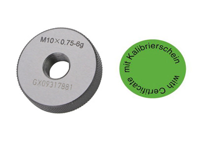 "GO" Thread ring gauge M 18 x 1,5- 6g