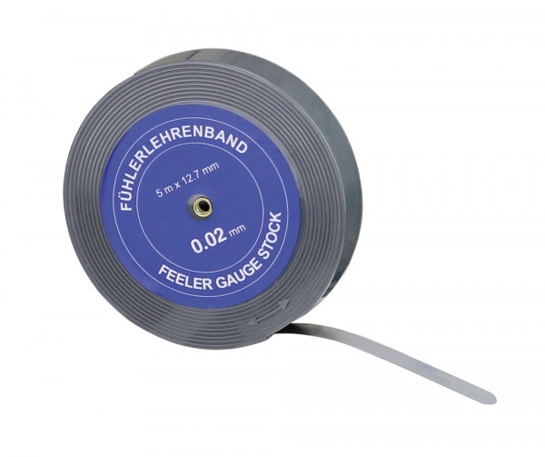 Precision feeler gauges band 0,05 x 12,7 x 5000 mm