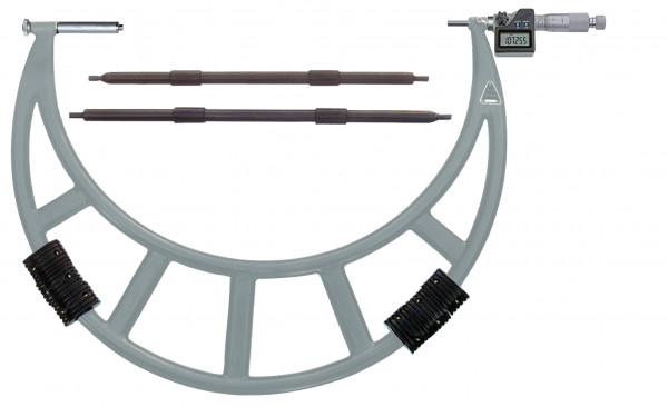 Digital micrometer 300 - 400 mm with 2 exchangeable anvils