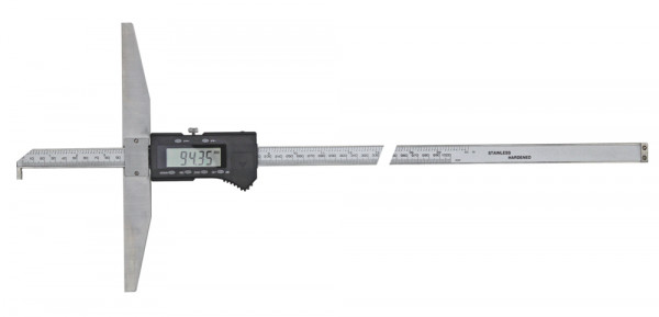 Digital depth caliper 1000 x 250 mm with hook DIN 862
