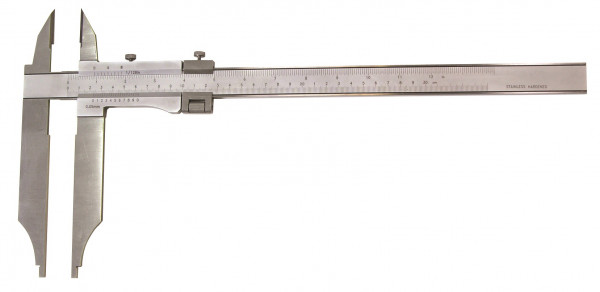 Precision control caliper 1000 x 300 mm with points manufacture standard