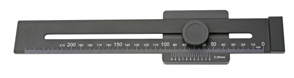 Marking gauge 200 mm range made of aluminium