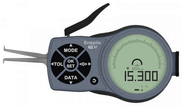 Kroeplin Innen-Schnelltaster L105 5 - 15 mm Messbereich digital