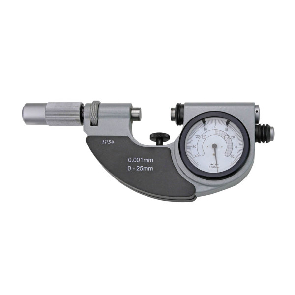 Indicating snap micrometer 0 - 25 mm spindel Ø 10 mm