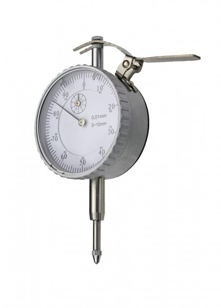 Dial indicator 10 x 0,01 mm with lift mechanism 