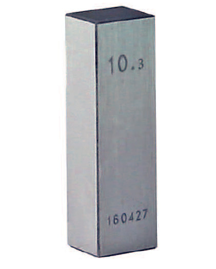 Gauge block size 10,3 mm for checking of micrometers to DIN 863