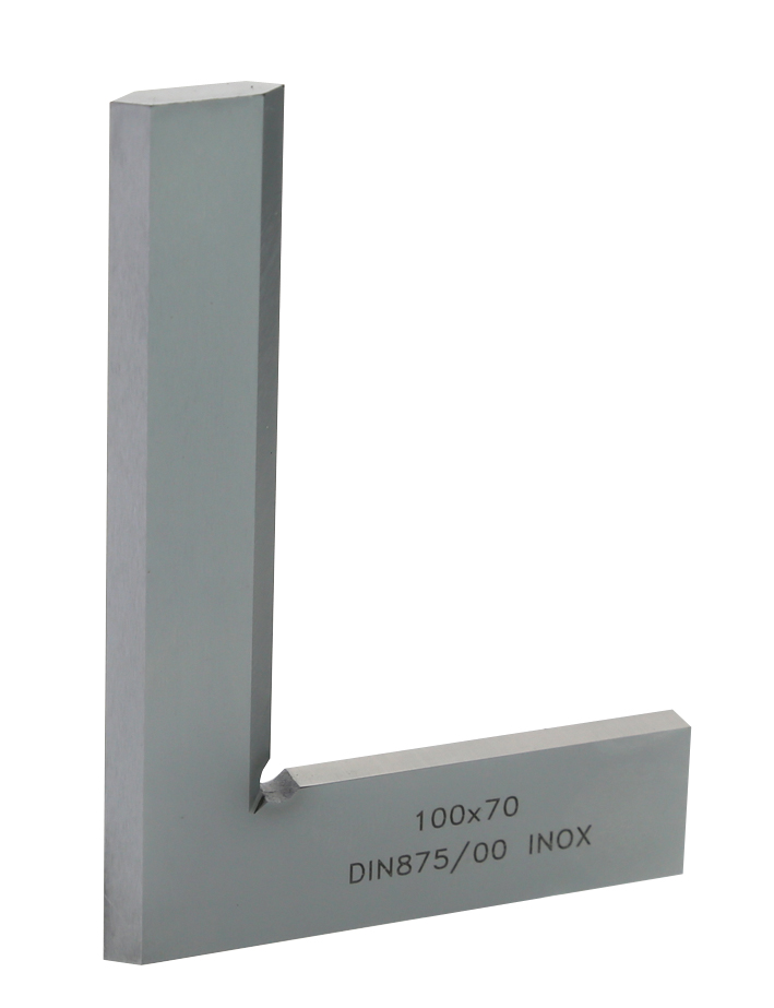 INOX ganz gehärtet rostfrei Haarwinkel DIN 875/00-150 X 100 mm Präz 