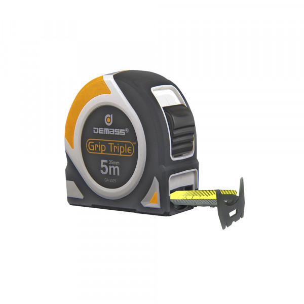 Measuring tape length 5 m width 19 mm two-side scale