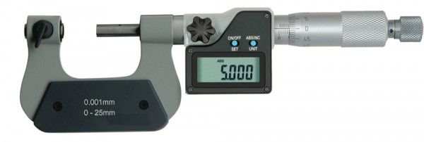 Digital thread micrometer 50 - 75 mm with ratchet