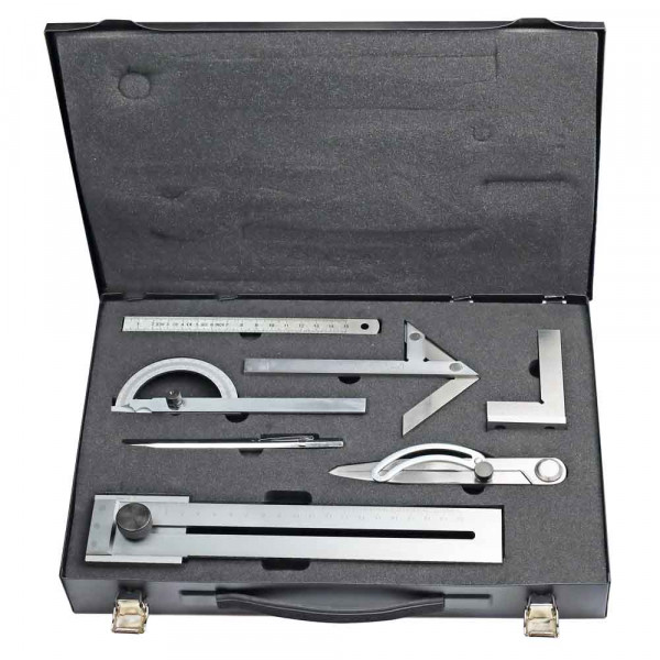 Measuring tool set 7 pcs./set for steel marking work