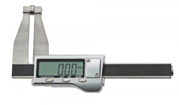 Digital caliper for sheet thickness 50 mm range