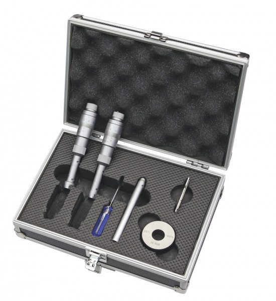 Three point internal micrometer set 12 - 20 mm DIN 863