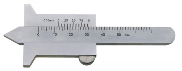 Depth caliper 100 mm made of tool steel