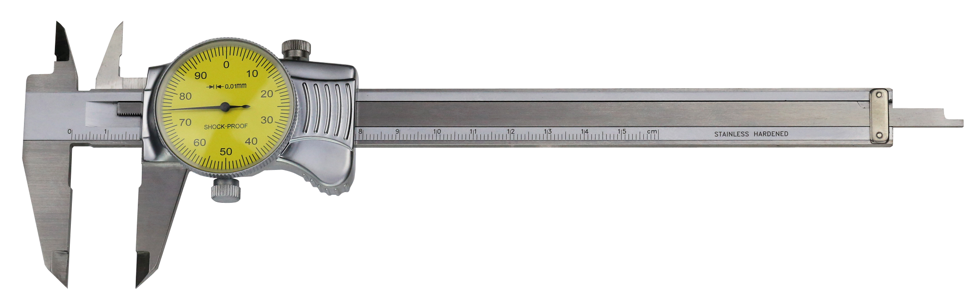 Edelstahl Uhren-Messschieber 0-150mm DIN862 Skalenteilung 0,01mm 