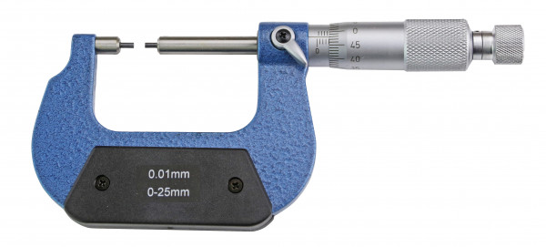 Micrometer 25-50 mm with stepped measuring faces analogue