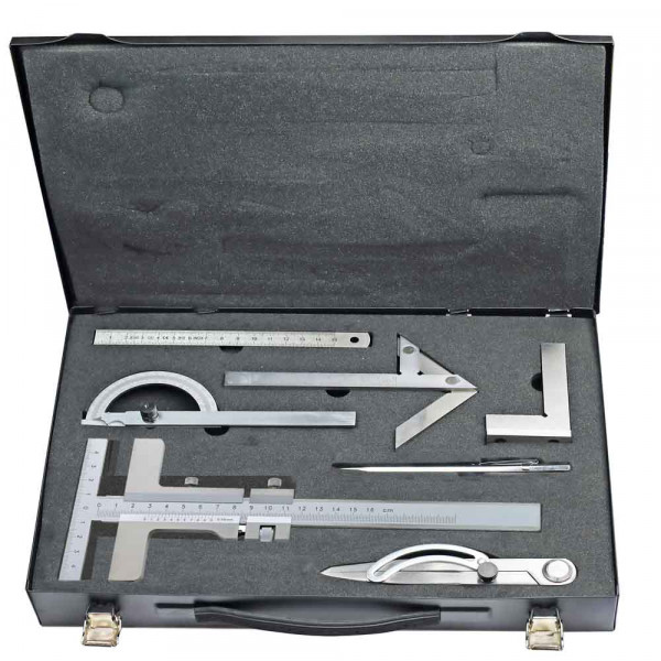 Measuring tools set 7 pcs./set for steel marking work