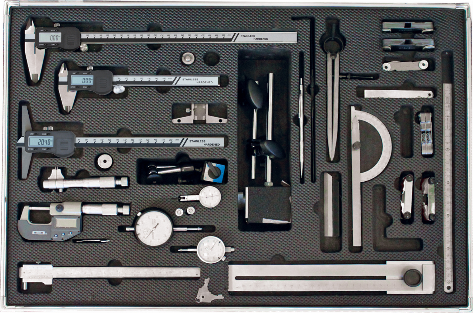 Measuring tool set 12 pieces