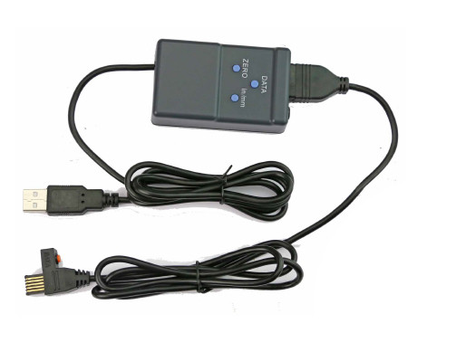 USB interface for digital measuring instruments with capacitiv system