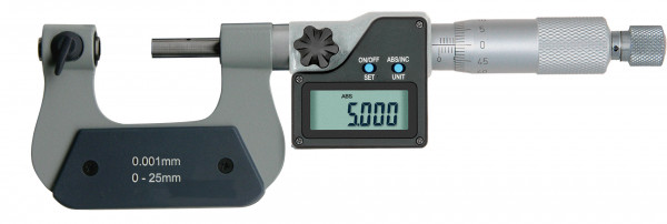 Digital Universal micrometer 0 -25 mm with interchangeable inserts