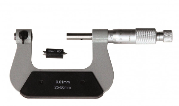 Thread micrometer analogue 25 - 50 mm