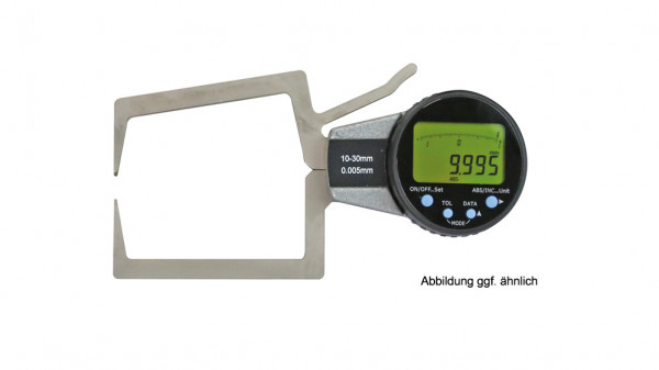 Caliper gauge for outside measurement 0 - 10 mm digital