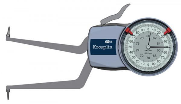 Kroeplin Innen-Schnelltaster H260 60 - 80 mm Messbereich analog