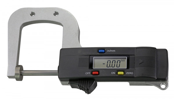 Digital thickness gauge 0 - 25 mm throat depth 50 mm