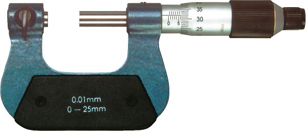 Universal micrometer 0 - 25 mm with interchangeable inserts