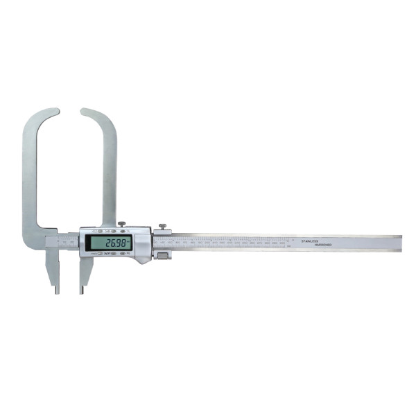Digital caliper with round gripper points 300 mm