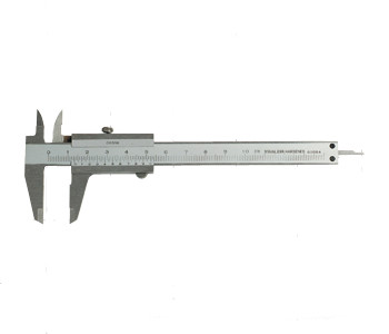 Small vernier caliper range 0 - 100 mm DIN 862