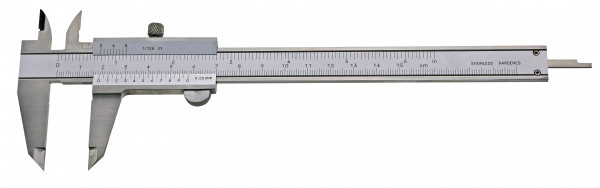 Vernier caliper 0 - 300 mm Top with set screw DIN 862