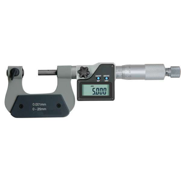 Digital-Gewinde-Messschraube 0 - 25 mm mit Ratsche