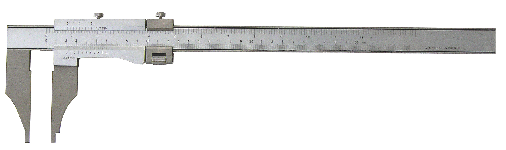 Werkstatt-Messschieber analog 0-300 mm ohne Spitzen DIN 862