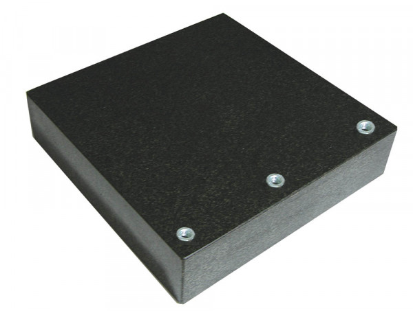 Mess- und Kontrollplatte 400 x 400 x 50 mm aus Granit mit Gewinde M8 DIN 876/0