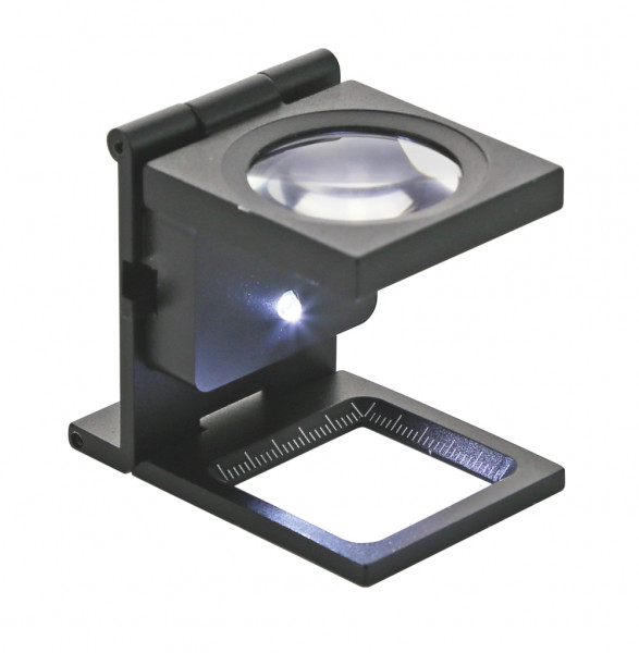 Präzisions-Fadenzähler mit LED-Beleuchtung