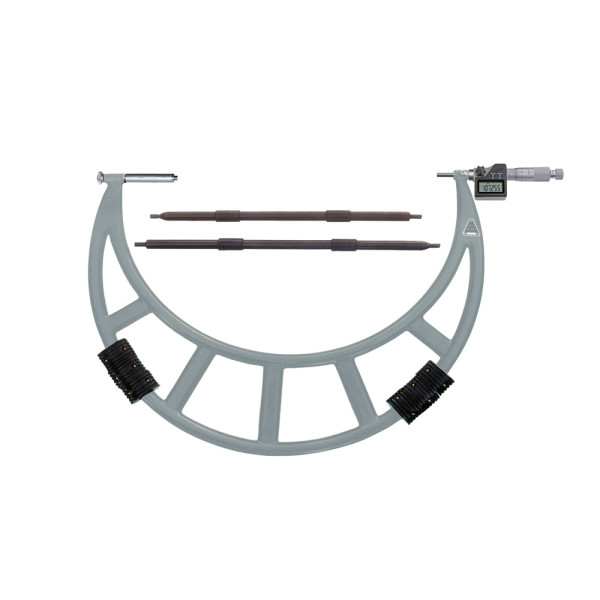 Digital micrometer 500 - 600 mm with 2 exchangeable anvils