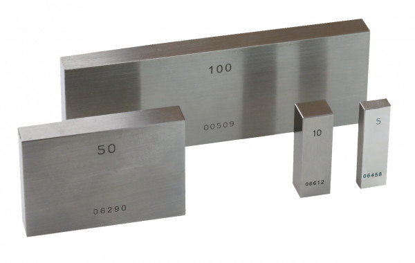 Single gauge block 1,0005 mm special steel Degree 1
