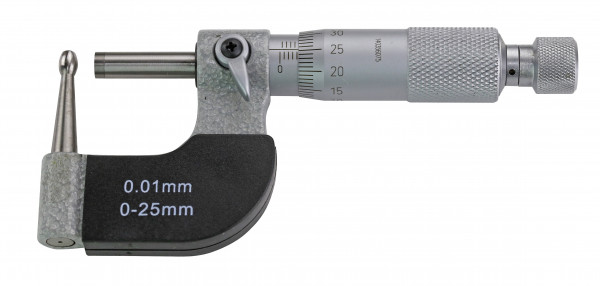 Tube micrometer measuring from 4,7 mm 0 - 25 mm 