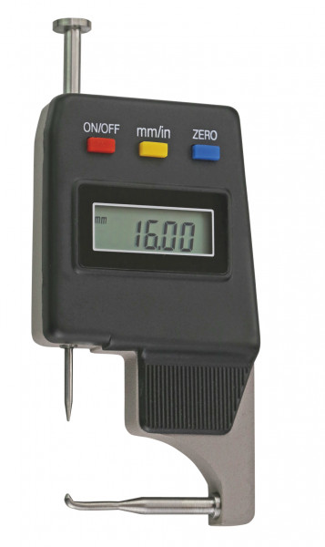 Digital thickness gauge with point 0 - 15 mm