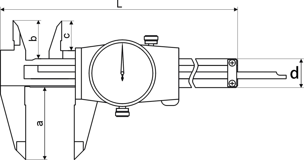 Präzisions Messschieber 150 mm - Goldschmiede und Juwelierbedarf