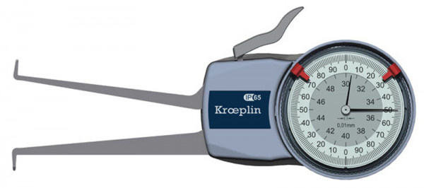 Kroeplin Innen-Schnelltaster H230 30 - 50 mm Messbereich analog