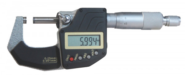 Digital-Bügelmessschraube 0 - 25 mm RB 4 DIN 863