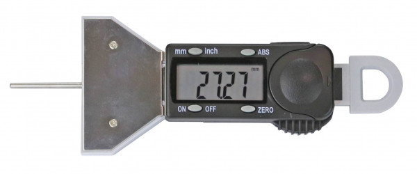 Digital depth gauge 25 mm range made of plastic