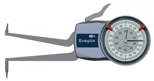 Kroeplin Innen-Schnelltaster H250 50 - 70 mm Messbereich analog